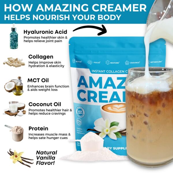 Amazing Creamer etiqueta completa