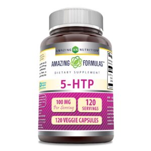 Frasco Amazing Formulas 5-HTP 100 mg