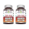 Frasco de Amazing Formulas Ácido Fólico 1000 mcg 240 tabletas