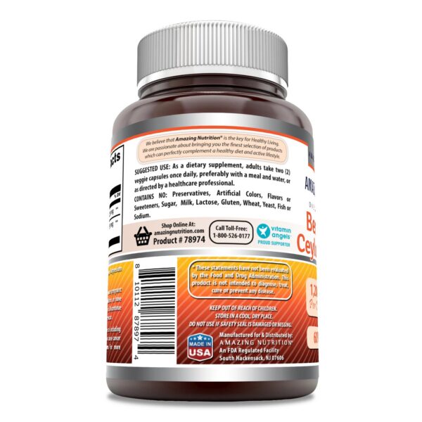 Cápsulas vegetales de berberina y canela