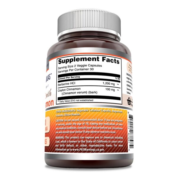 Etiqueta de Amazing Formulas Berberina