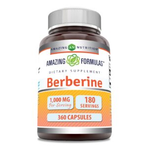 Version 1.0.0 Frente del frasco Amazing Formulas Berberina 1000 mg