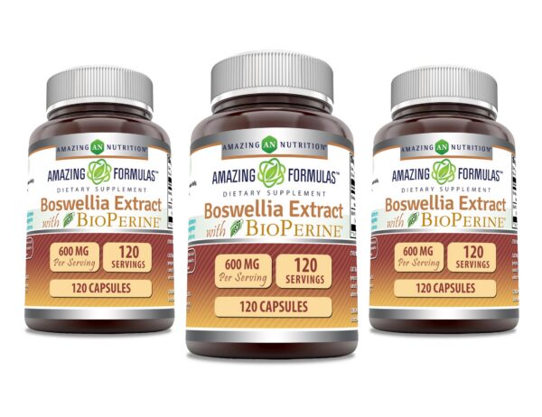 Boswellia extract con Bioperine - frasco