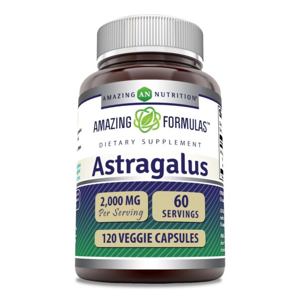 Amazing Formulas cápsulas astrágalo extracto raíz 120 unidades