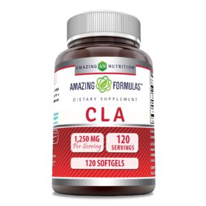Version 1.0.0 Amazing Formulas CLA frasco frente