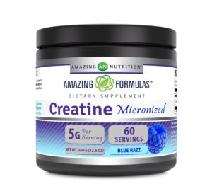 Amazing Formulas creatina monohidrato micronizada botella
