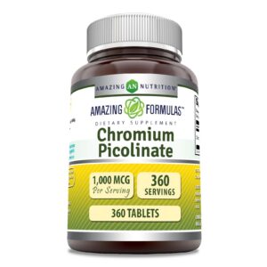 Version 1.0.0 Frasco de Amazing Formulas Cromo Picolinato 1000 mcg