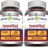 Frasco de Inositol 500 mg 200 cápsulas