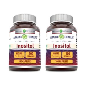 Amazing Formulas Inositol cápsulas frente al envase