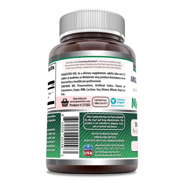 Amazing Formulas melatonina 10 mg tabletas fabricado en EE.UU.