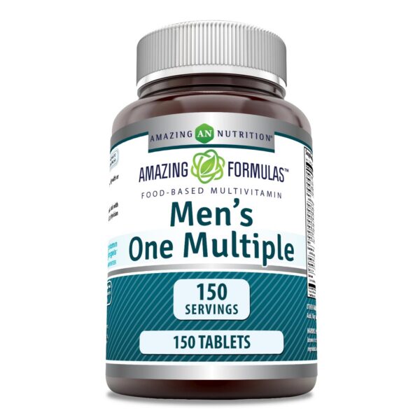Version 1.0.0 Frontal del multivitamínico para hombres Amazing Formulas