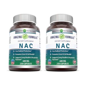 Version 1.0.0 Amazing Formulas NAC front packaging