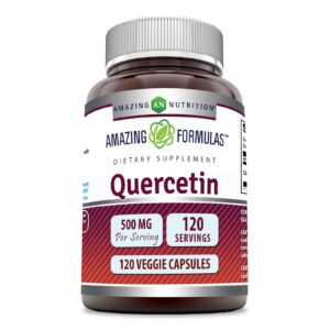 Frasco Amazing Formulas Quercetin 500 mg