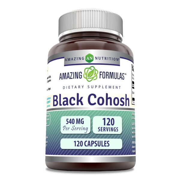 Amazing Formulas suplemento Cohosh Negro 540 mg 120 cápsulas
