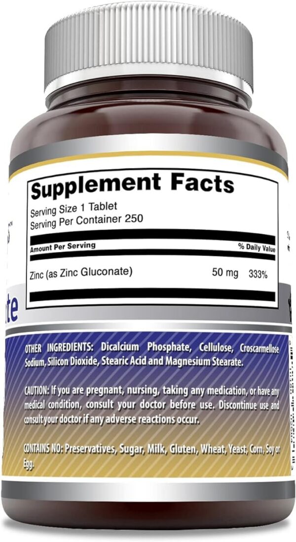 Version 1.0.0 Etiqueta del envase de Zinc Gluconato