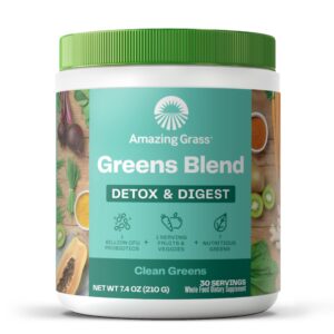 Amazing Grass Greens Superfood Detox Polvo Verde 30 porciones