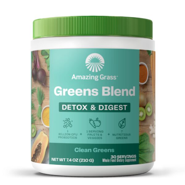 Amazing Grass Greens Superfood Detox Polvo Verde 30 porciones