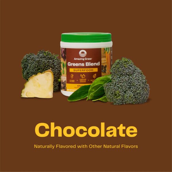 Etiqueta trasera de Greens Superfood