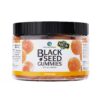 Gominolas orgánicas de aceite de semilla negra, sabor naranja