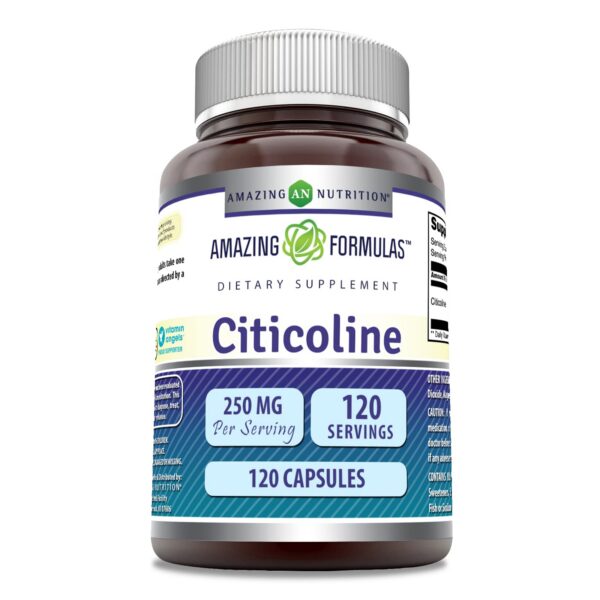 Citicolina 250 mg frasco de cápsulas