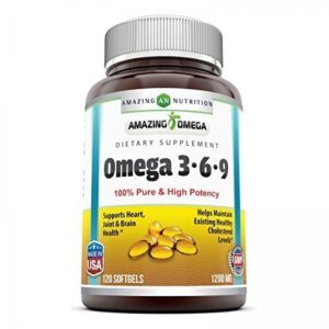 Amazing Nutrition Omega 3.6.9 cápsulas blandas frente