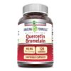 Frente del suplemento Amazing Nutrition Quercetina 800 mg con Bromelina