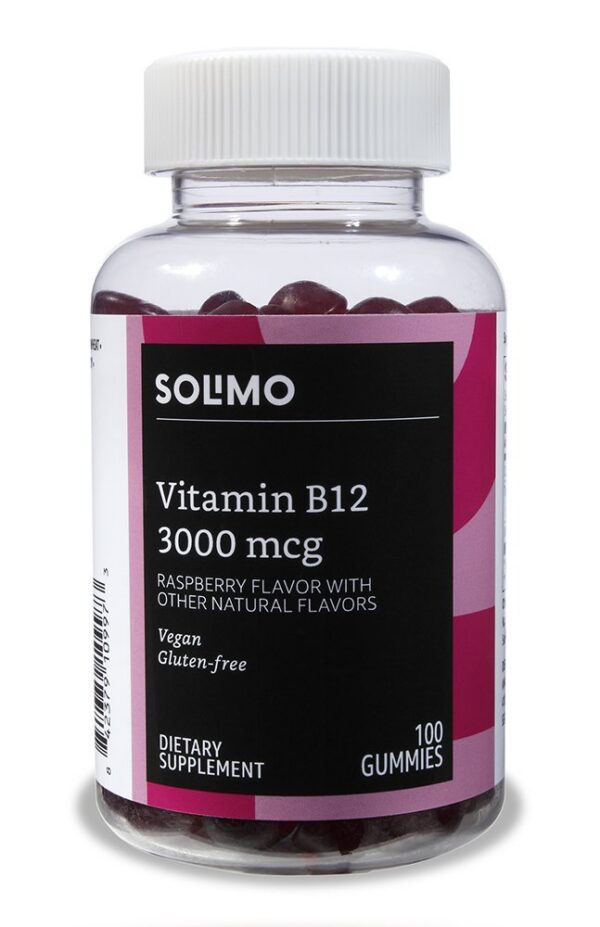 Gomitas veganas de pectina Solimo B12 textura