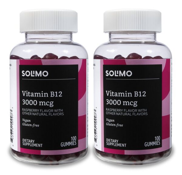 Gominolas vitamina D3 sabor naranja limón fresa Amazon Basics