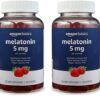 Amazon Basics gomitas melatonina 5mg sabor fresa pack 120ct