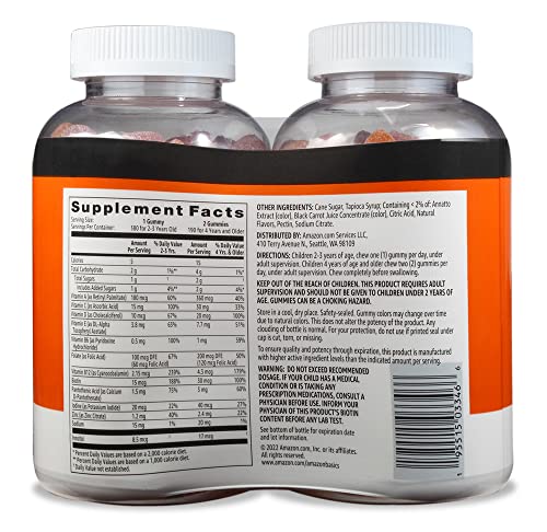 Empaques de 190 gomitas