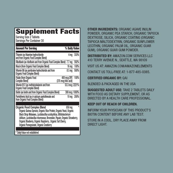 Version 1.0.0 Capsulas del B Complex de Amazon Elements