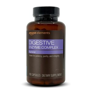 Frente del envase Amazon Elements Digestive Enzyme Complex