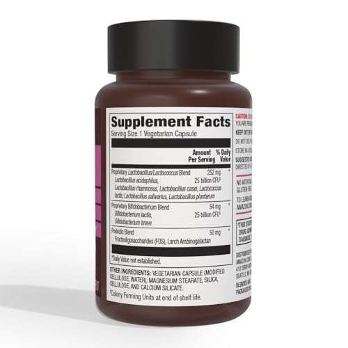 Información suplemento probióticos mujer Amazon Elements