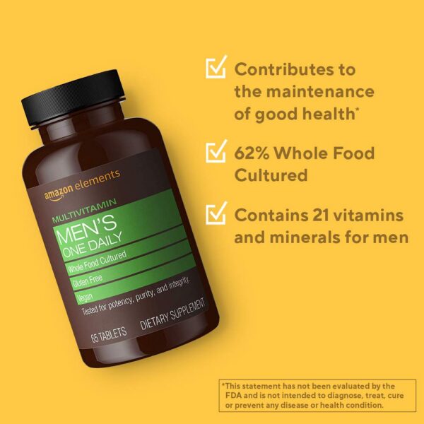 Tabletas de Amazon Elements One Daily Multivitamin