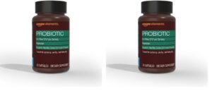 Amazon Elements probiótico diario 50 mil millones UFC frasco