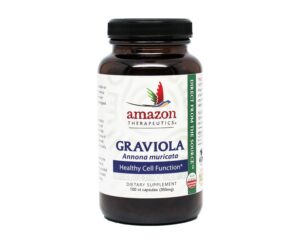 Amazon Therapeutics graviola suplemento 100 cápsulas natural