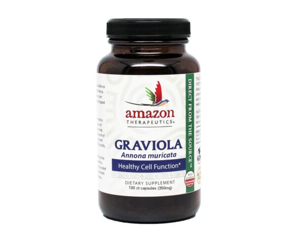 Version 1.0.0 Amazon Therapeutics graviola suplemento 100 cápsulas natural