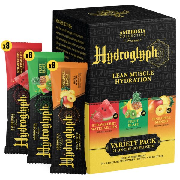 Ambrosia Hydroglyph empaque frontal
