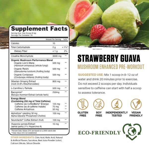 Etiqueta de sabor Strawberry Guava