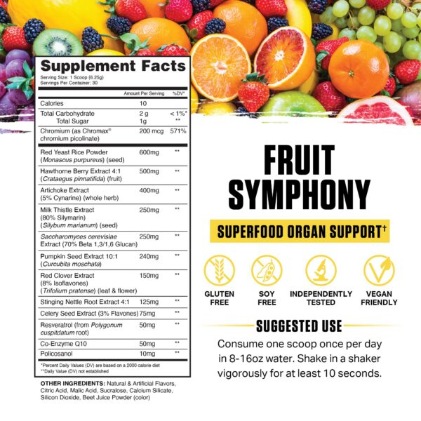 Ambrosia Nektar etiqueta trasera
