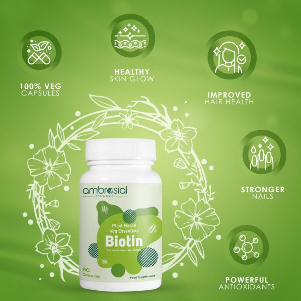 Version 1.0.0 Etiqueta frontal AMBROSIAL Biotina 2500mcg