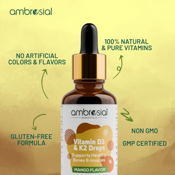 Version 1.0.0 Frasco con gotero Ambrosial D3 K2