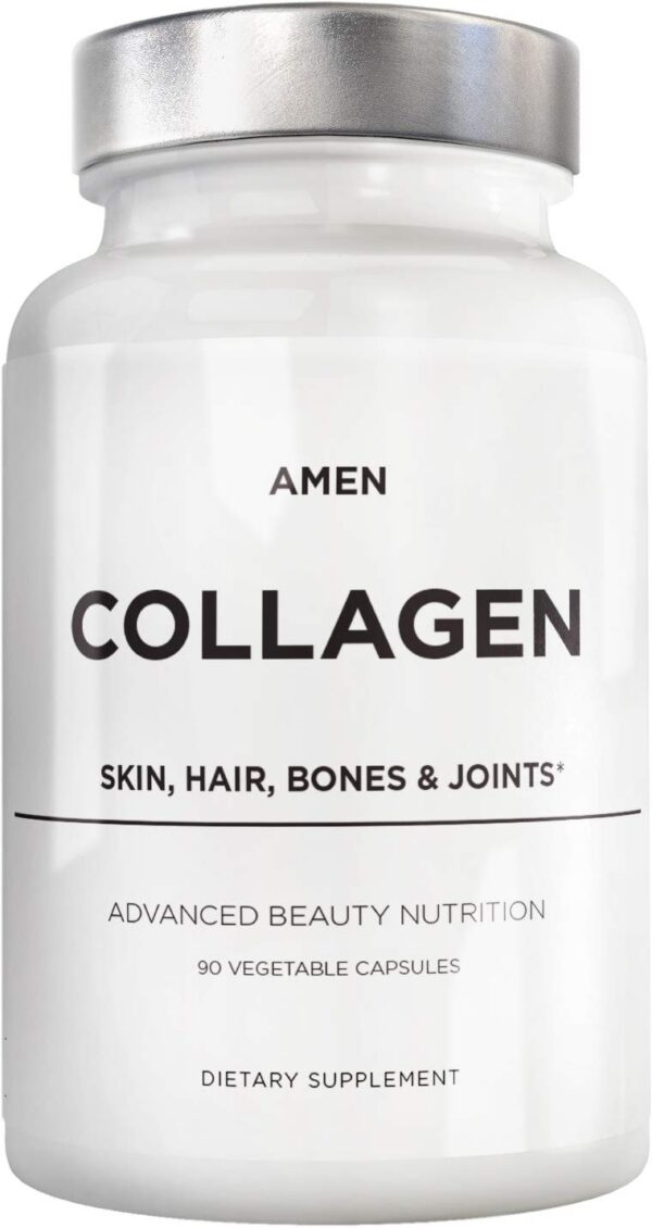 Amen Collagen cápsulas frente al envase