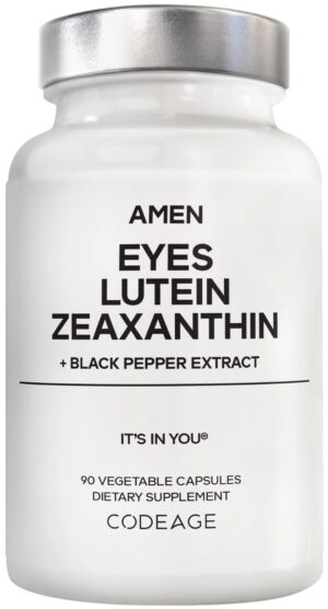Amen Eyes frasco con etiqueta