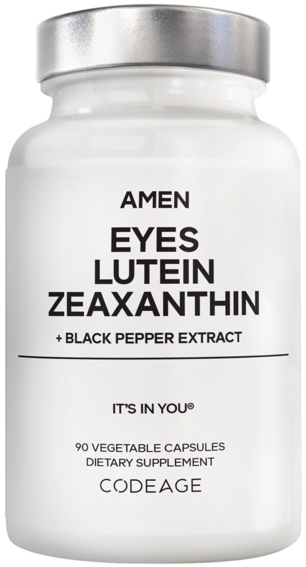 Amen Eyes frasco con etiqueta