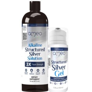 Frente de botella Ameo Life plata coloidal líquida