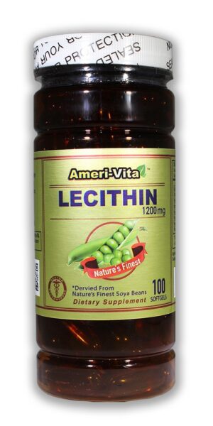 Lecitina de soya Ameri-Vita 1200 mg cápsulas