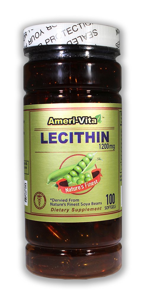 Lecitina de soya Ameri-Vita 1200 mg cápsulas