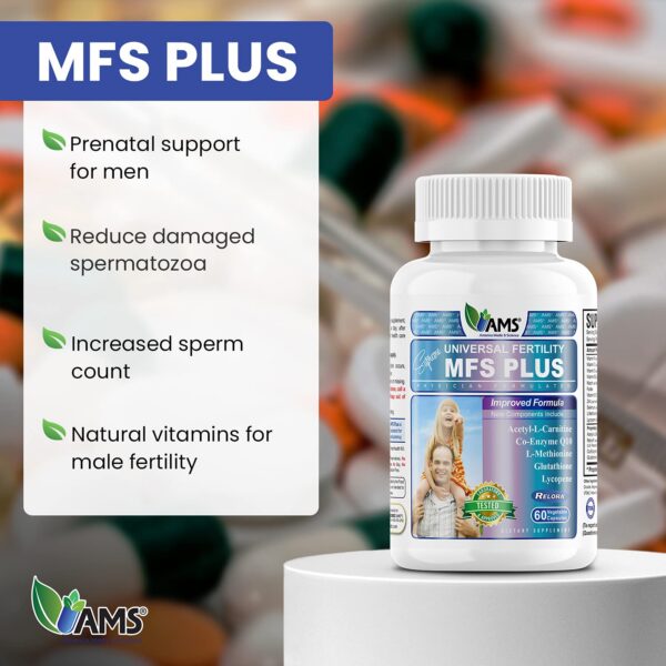 Etiqueta del producto MFS Plus de America Medic & Science