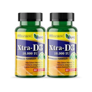 Frente de la botella Xtra D3 10000 UI